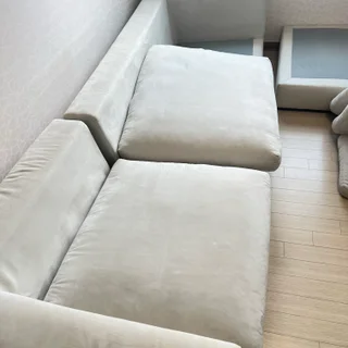 4인용 패브릭 쇼파 건식 및 습식 청소
