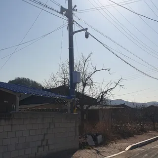 창조적마을 cctv 공사 작업