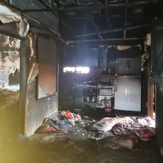 충남 홍성 한우농장 화재복구