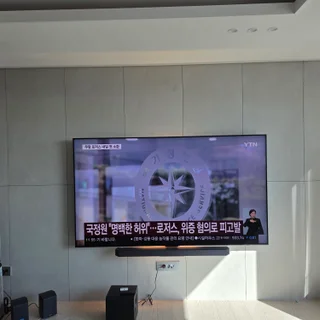 잠실래미안아이파크 무타공 벽걸이 TV