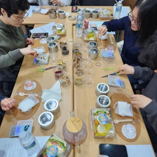 한국노인인력개발원임직원 과일티블랜딩