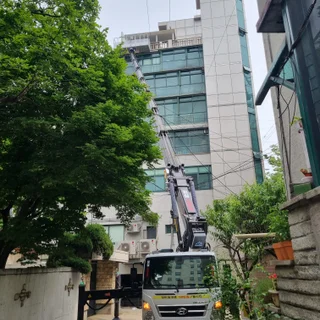 스카이차 작업