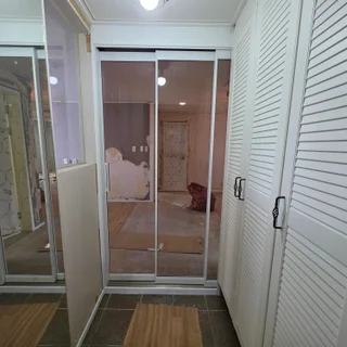 부천 삼익아파트 3연동 초슬림 중문 시공