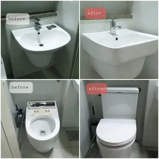 세면대,변기,욕실용품교체