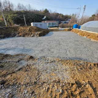 군산 전원주택, 약한 지반을 이겨낸 견고한 철근콘크리트 기초 시공
