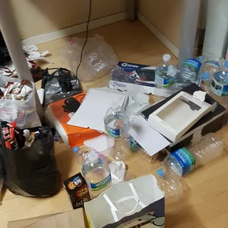 청소와 쓰레기정리~