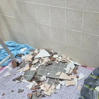 학도의용군기념관화장실 타일 교체고마