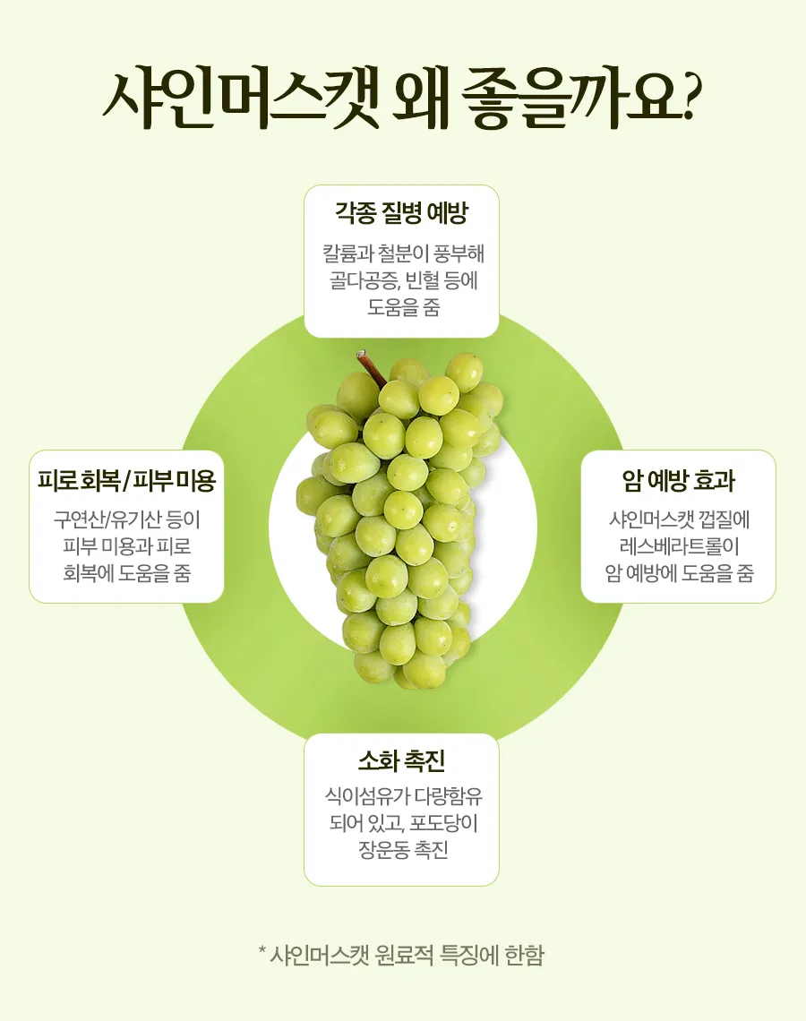 샤인머스캣 상세페이지 디자인 / 텍스츄라 - 숨고, 숨은고수 샤인머스캣 상세페이지 디자인