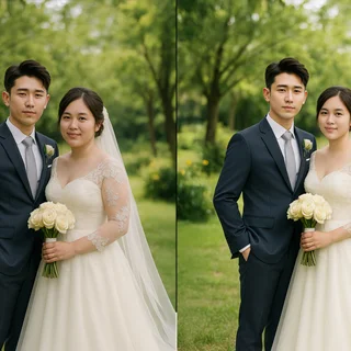 웨딩사진 보정