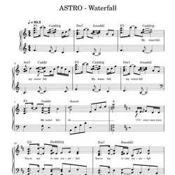 ASTRO - Waterfall 피아노 커버