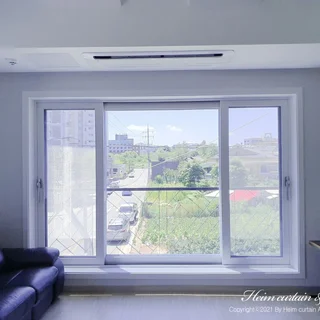 청주 흥덕구 빌라 암막커튼 + 콤비블라인드 시공 후기