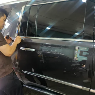 캐딜락 유리막코팅 입니다