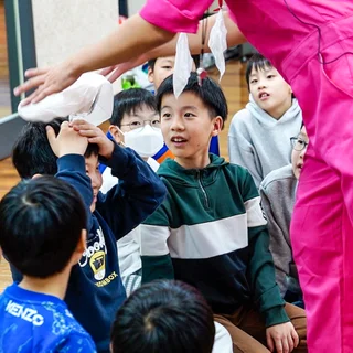 아파트 다용도실 송별회 진행