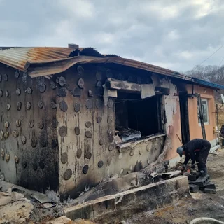충남 홍성 한우농장 화재복구