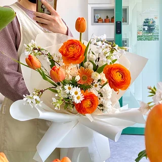 중형 꽃다발