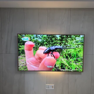 이문아이파크자이 무타공 벽걸이 티비 설치