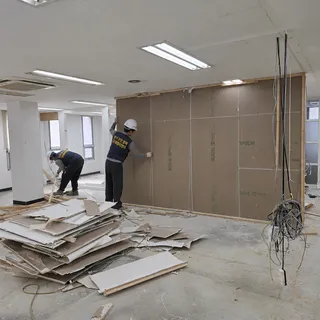 서초 열린빌딩 변호사실, 철거부터 페인트 마감까지 원상복구