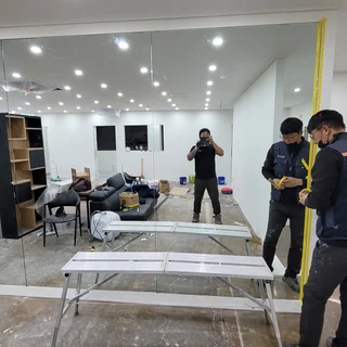 헬스장 거울공사