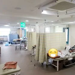 안양샘병원 방염병원커튼 및 방염 블라인드 방염암막커튼 