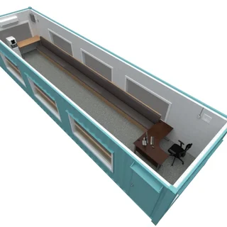 컨테이너 휴게실 3D 작업