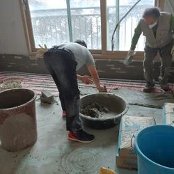 33평형 아파트 침실베란다 확장시공