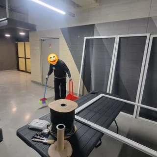 강동구 명일동 래미안솔베뉴 35평 벌레차단 미세망 교체