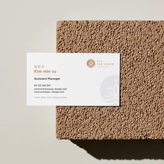 SPA THE SPACE 로고&명함 디자인