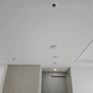아파트 디아망 퓨어화이트 실크도배