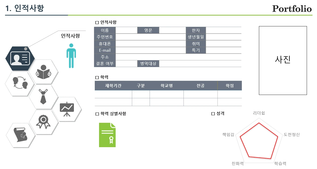이력서 포트폴리오 양식 / 전종훈 - 숨고, 숨은고수