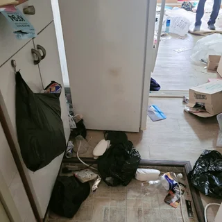 쓰레기집을 청소하다!!