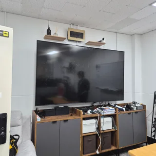 경북대 의과대학 86인치 벽걸이TV, 클린 철거부터 완벽 재설치까지