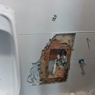 칠포 야영장 화장실 타일보수