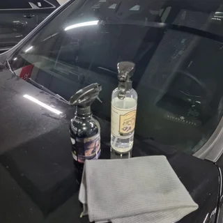 벤츠GLB 외부내부세차 유막제거 발수코팅 전면창만