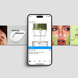 인스타그램 피드 디자인 'the onleaf'피드 제작