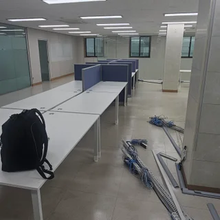 강남 사무실 이전작업(랜선재활용)