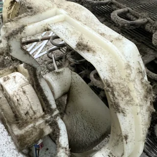 날개가 부러졌어요-팬모터교체