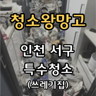 몇 달간 방치된 쓰레기집(특수청소) - 공간 복구 사례