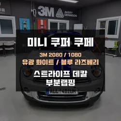 미니 로드스터 상단 전체 데칼 랩핑은 필수 입니다! 