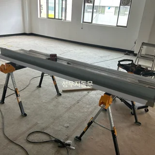 강북구 번동 무인탁구장 양개형 자동문설치