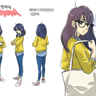 웹툰용 캐릭터 디자인