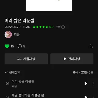 피글 EP "머리 짧은 라푼젤" 중 3곡 드럼 연주