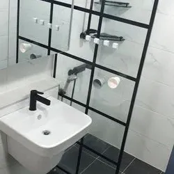 화장실 인테리어 블랙엔화이트 컨셉