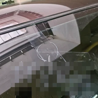 닛산 큐브 전면유리 교환 작업 (출장)