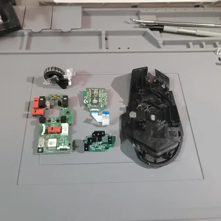 G502 KDA 사이드 고무 그립 교체 수리