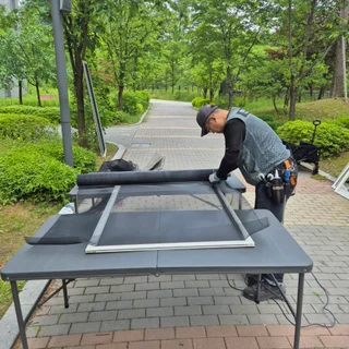 더다함 홈케어 방충망시공