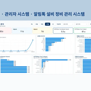 챗봇, 알림톡, 설비 정비 관리 시스템