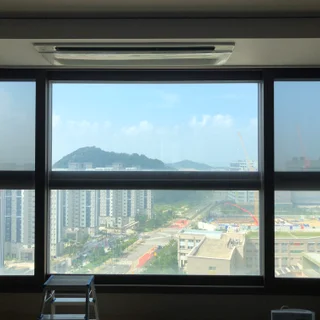 유리창청소 - 배곧 한라2차 (46평)
