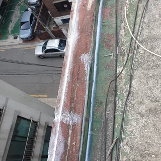 외부코킹,옥상 작업