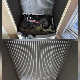 캐리어 에어로18단 에어컨청소