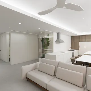 상가주택 주인 세대 및 사무실 인테리어